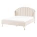 Beliani Cama Terciopelo AMBILLOU 157x214 Beliani Cama Terciopelo AMBILLOU 157x214 Beige