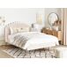 Beliani Cama Terciopelo AMBILLOU 157x214 Beliani Cama Terciopelo AMBILLOU 157x214 Beige
