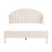 Beliani Cama Terciopelo AMBILLOU 157x214 Beliani Cama Terciopelo AMBILLOU 157x214 Beige