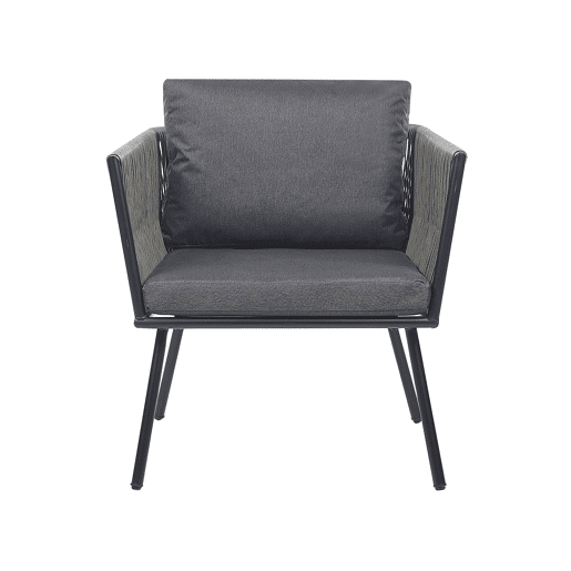 Conjunto de varanda com almofadas GARGANO Cinzento
