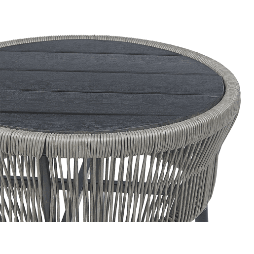 Conjunto de varanda com almofadas GARGANO Cinzento