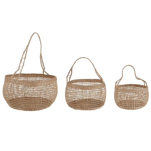 Conjunto de 3 cestos ARAPAIMA Alga Natural Conjunto de 3 cestos ARAPAIMA Alga Natural