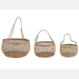 Conjunto de 3 cestos ARAPAIMA Alga Natural