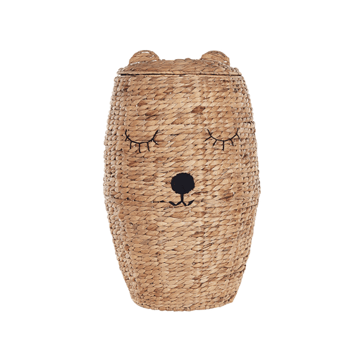 Cesto infantil Urso de peluche SAMBUR Vime Natural