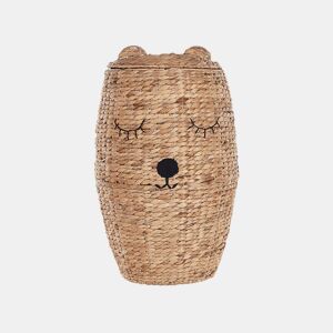 Cesto infantil Urso de peluche SAMBUR Vime Natural
