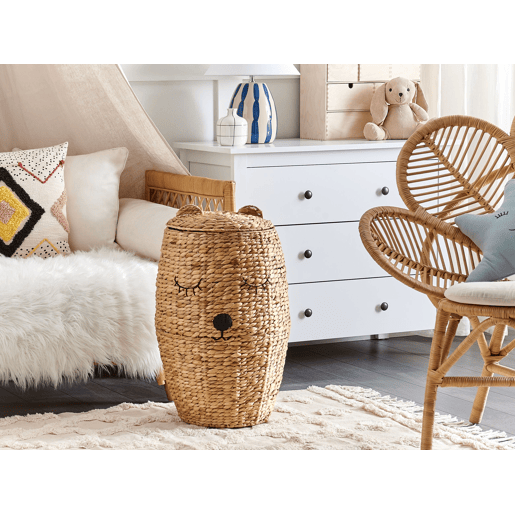 Cesto infantil Urso de peluche SAMBUR Vime Natural