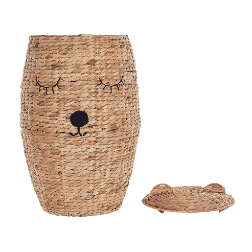 Cesto infantil Urso de peluche SAMBUR Vime Natural