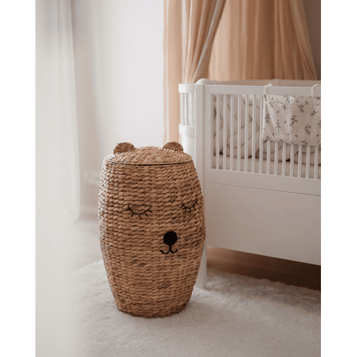 Cesto infantil Urso de peluche SAMBUR Vime Natural