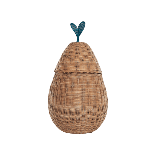 Cesto infantil Pera VAGSOY Rattan Natural