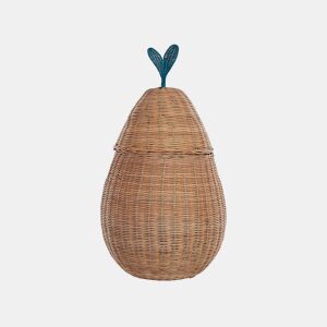 Cesto infantil Pera VAGSOY Rattan Natural