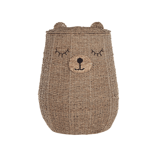 Cesto infantil Urso de peluche FULAN Alga Natural