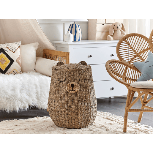 Cesto infantil Urso de peluche FULAN Alga Natural