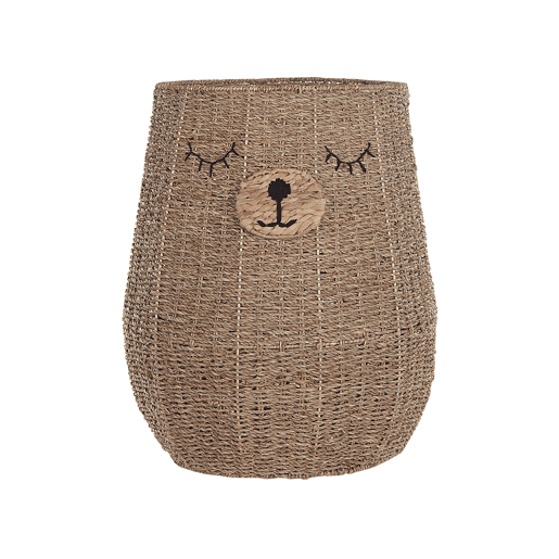 Cesto infantil Urso de peluche FULAN Alga Natural