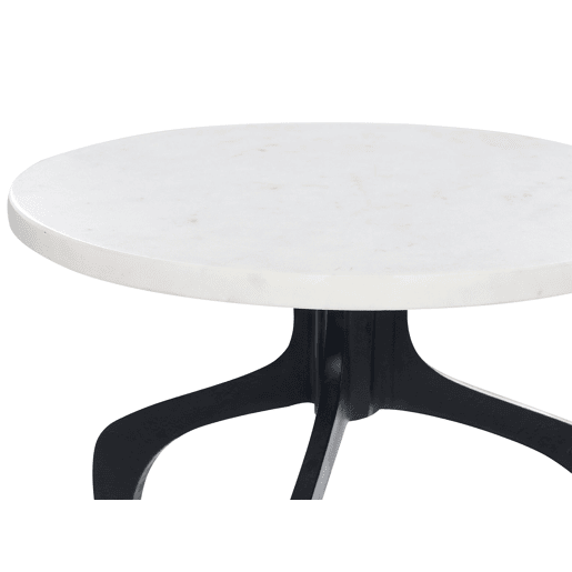 Mesa de apoio TIHOI Mármore PretoBranco