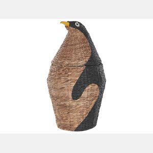 Cesto infantil Pinguim HADZABE Vime Natural