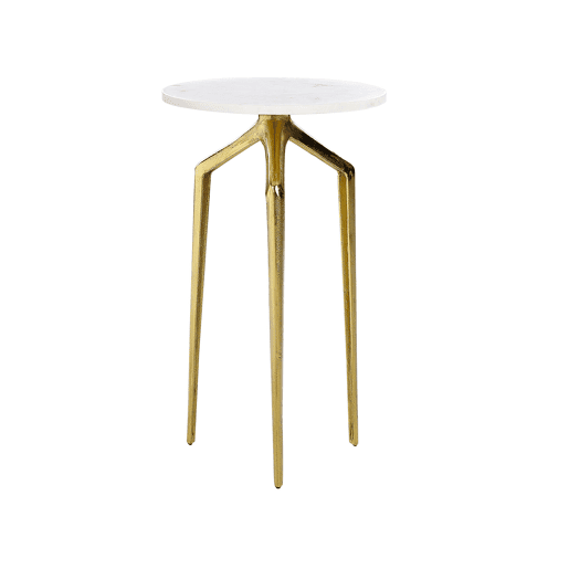 Mesa de apoio TILPA Mármore Branco