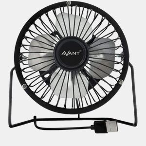 Avant Ventilador USB | Ventilador silencioso de mesa | Ventilador USB silencioso | Cabo de 1 metro incluído | 15cm 3 watts