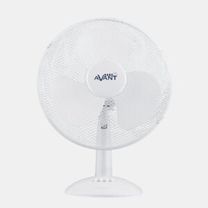 Avant Ventilador silencioso de mesa | Ventilador oscilante de 40W com 3 velocidades | Grade em forma de favo de mel | Altura de 40cm.