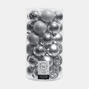 Bolas de Natal Decoris Prateado Ø 6 cm
