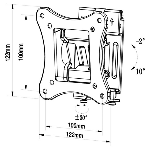 Suporte TV TM Electron 15 kg 10-24
