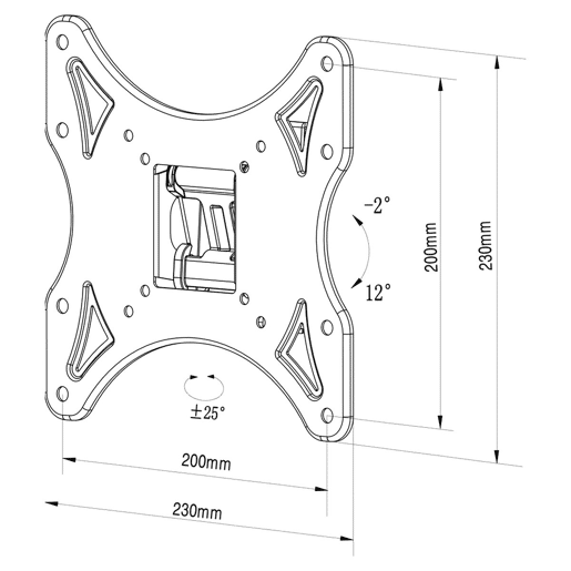 Suporte TV TM Electron 26-40 25 kg