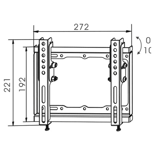 Suporte TV TM Electron 20 kg 17-42