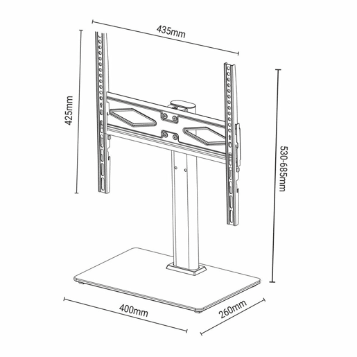 Suporte TV TM Electron 30 Kg 32-50