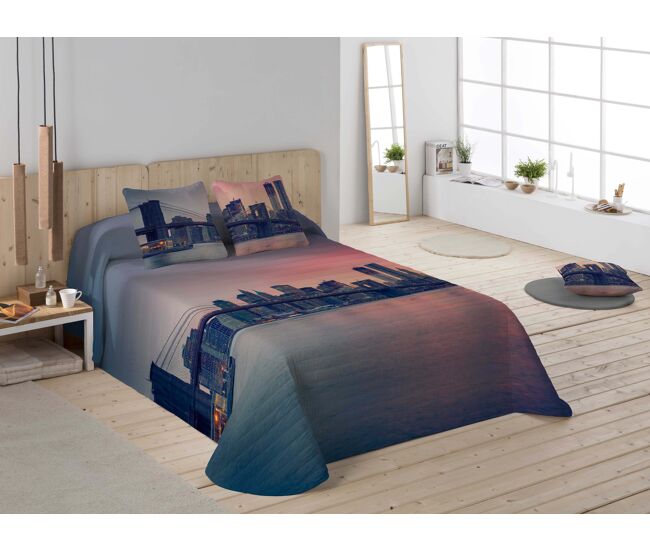 Colcha bouti brooklyn bridge cama 150