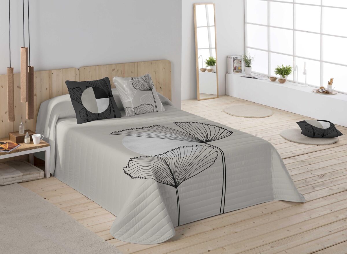Colcha bouti eli beige cama 150