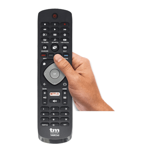 Comando à Distância Universal para Philips TM Electron Preto Comando à Distância Universal para Philips TM Electron Preto