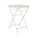 Beliani Mesa plegable SCAFA Beliani Mesa plegable SCAFA Blanco