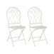 Beliani Silla de jardín STIFFE Beliani Silla de jardín STIFFE Blanco/ Beige