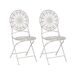 Beliani Silla de jardín SCAFA Beliani Silla de jardín SCAFA Blanco