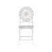 Beliani Silla de jardín SCAFA Beliani Silla de jardín SCAFA Blanco