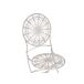 Beliani Silla de jardín SCAFA Beliani Silla de jardín SCAFA Blanco