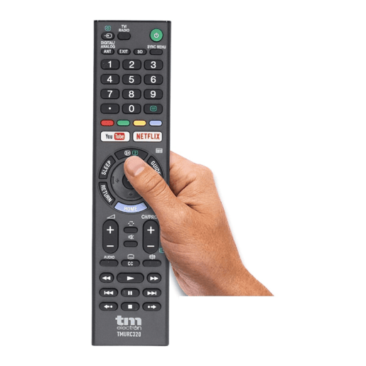 Comando à Distância Universal para Sony TM Electron Preto Comando à Distância Universal para Sony TM Electron Preto