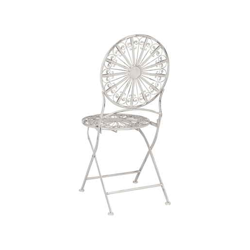 Conjunto de varanda Dobrável SCAFA Metal Branco