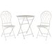 Beliani Conjunto de balcón STIFFE Beliani Conjunto de balcón STIFFE Blanco/ Beige