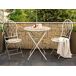 Beliani Conjunto de balcón STIFFE Beliani Conjunto de balcón STIFFE Blanco/ Beige
