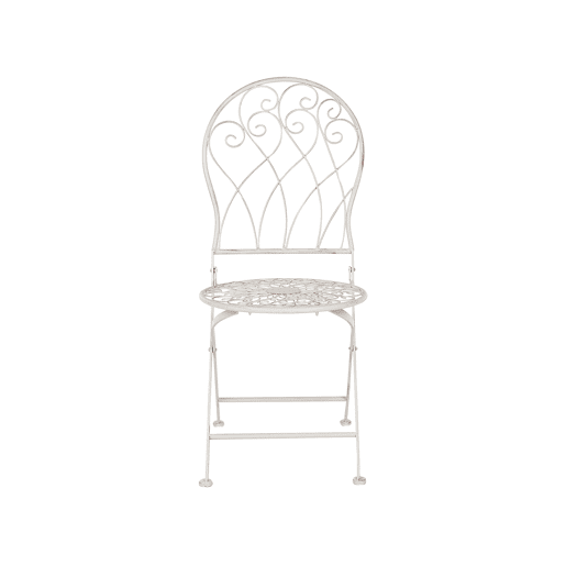Conjunto de varanda Dobrável STIFFE Metal Branco