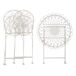 Beliani Conjunto de balcón STIFFE Beliani Conjunto de balcón STIFFE Blanco/ Beige