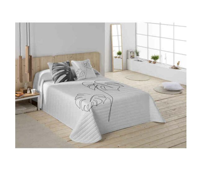 Colcha naturals bouti blanco cama de 180 (270 x 260 cm)