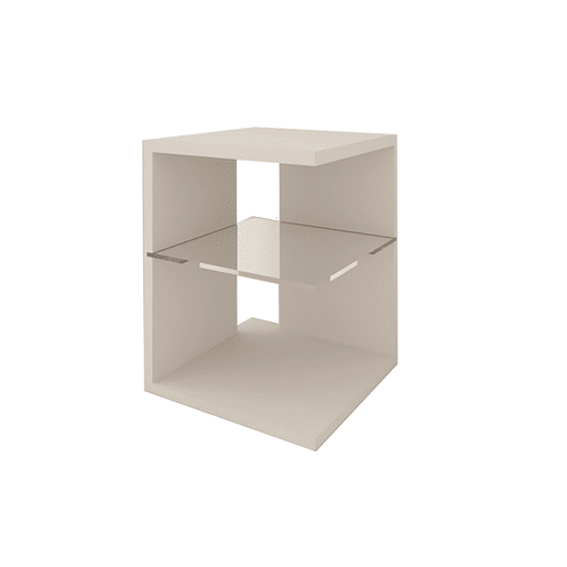 Conjunto Mesas de Cabeceira Domus (Branco) Conjunto Mesas de Cabeceira Domus (Branco)