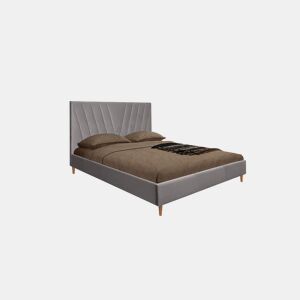 Cama de Casal Leafy (Cinza)(195 x 160 cm)