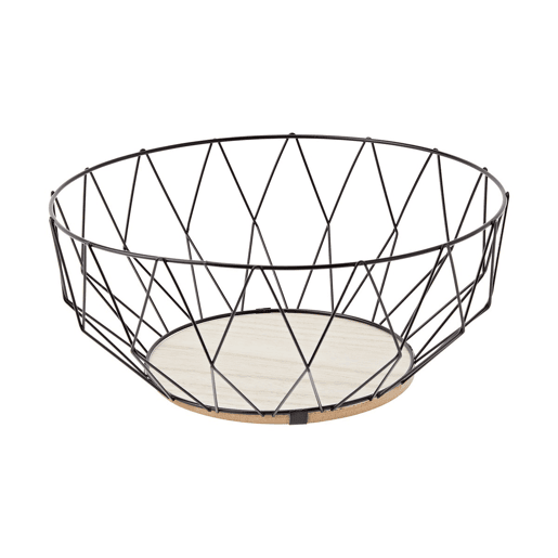 Fruteira Secret de Gourmet Baltik Prateado Metal 28 cm