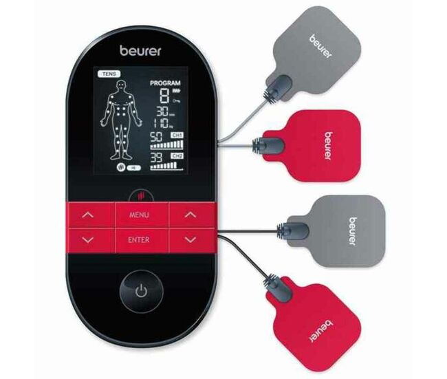 Electroestimulador beurer em59 digital 4 electrodos