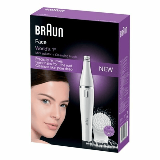 Aparelho de Limpeza-Depilação Facial Elétrico Braun Face 810