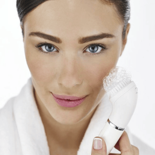 Aparelho de Limpeza-Depilação Facial Elétrico Braun Face 810
