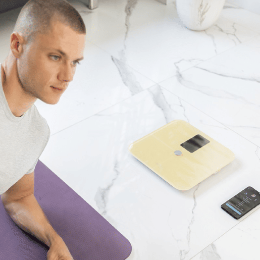 Cecotec Balança de Banho com APP Surface Precision 10400 Smart Healthy Vision Yellow