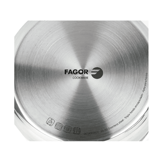 Caçarola FAGOR Aço inoxidável 1810 Cromado (Ø 24 cm)